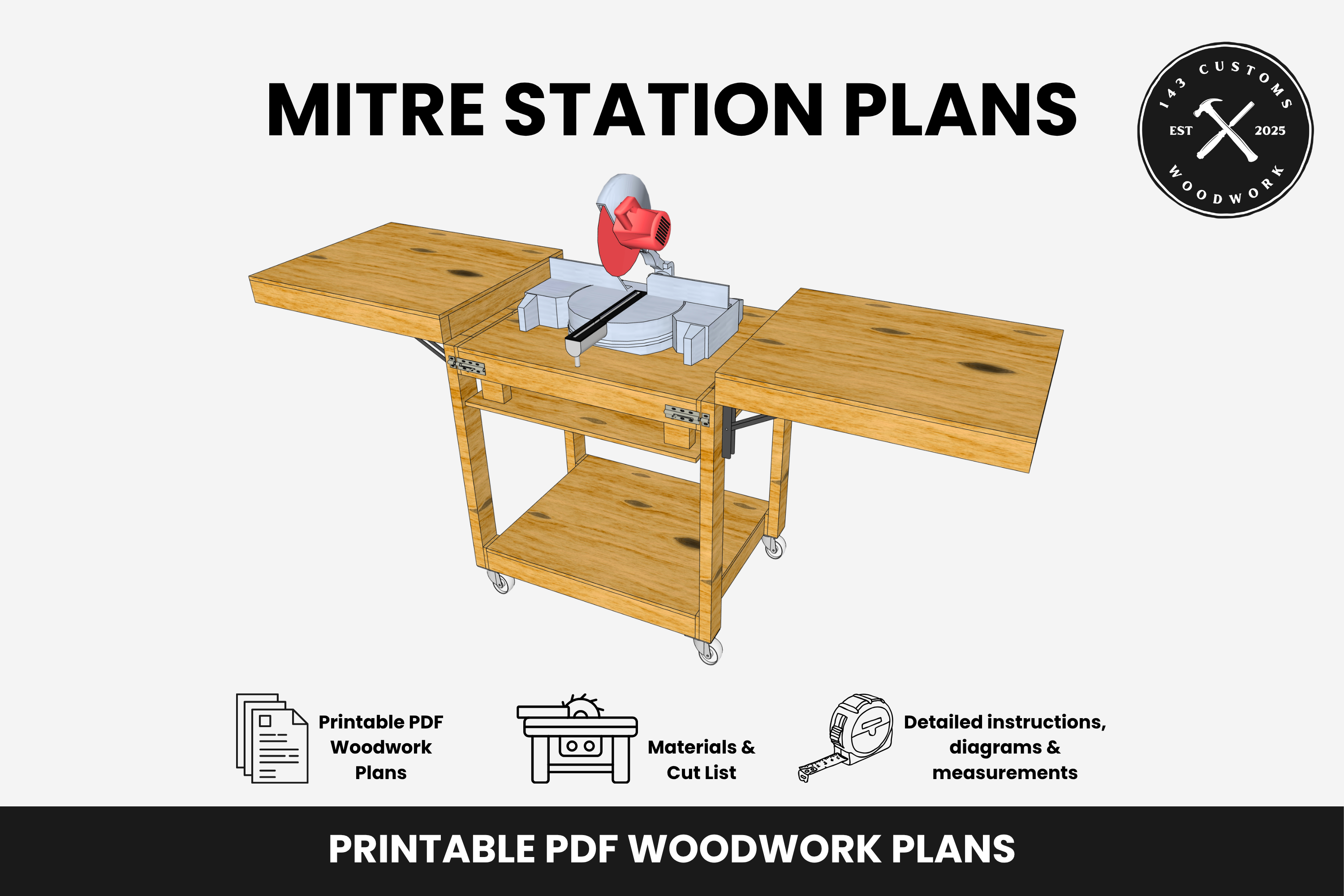 Portable Mitre Station / Workbench Plans