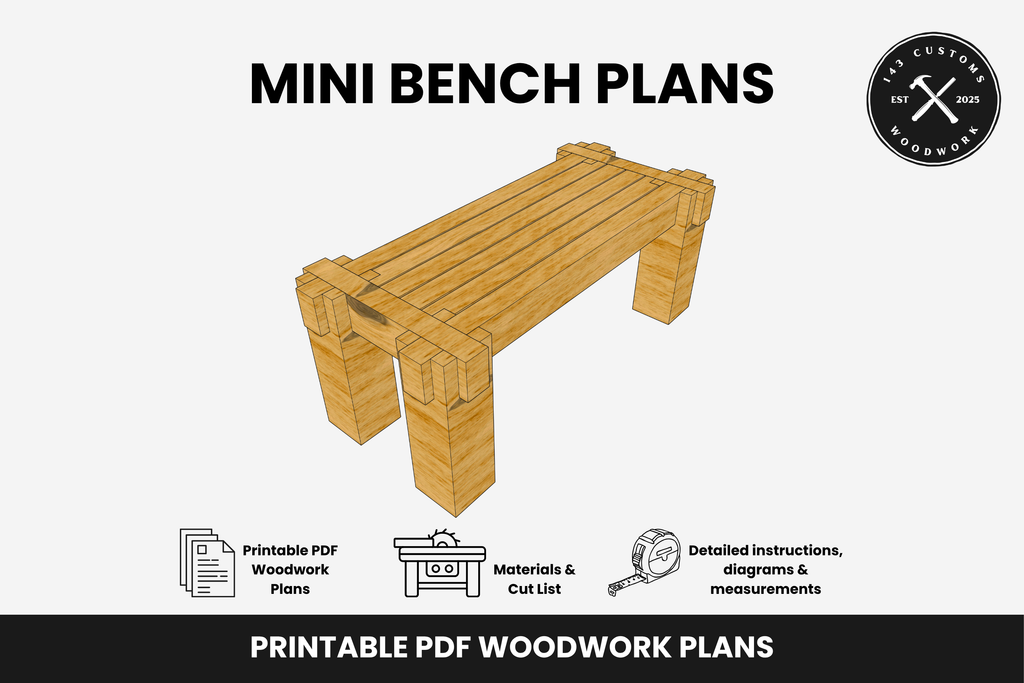 Mini Bench/Plant Stand Plans