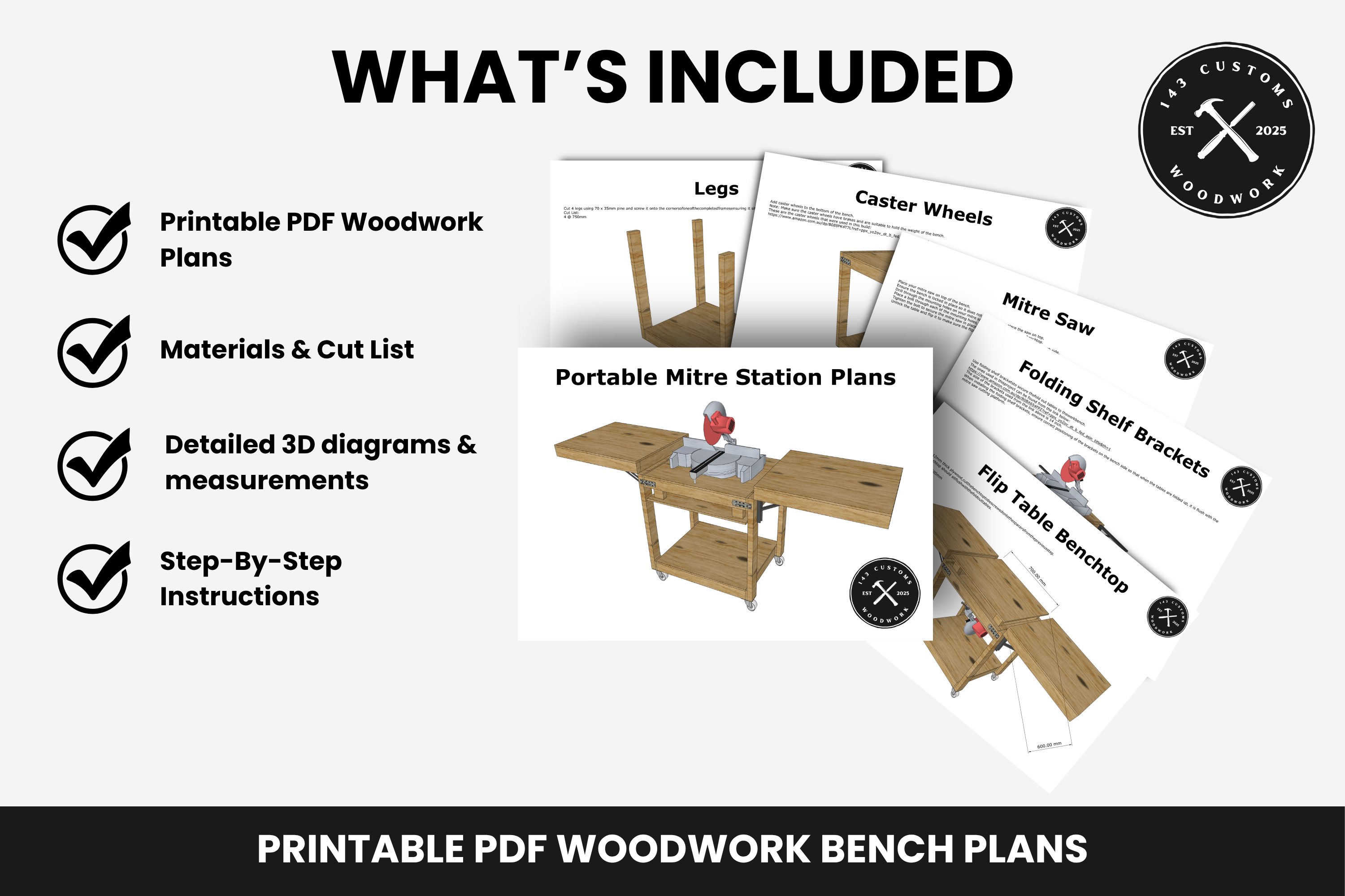Portable Mitre Station / Workbench Plans