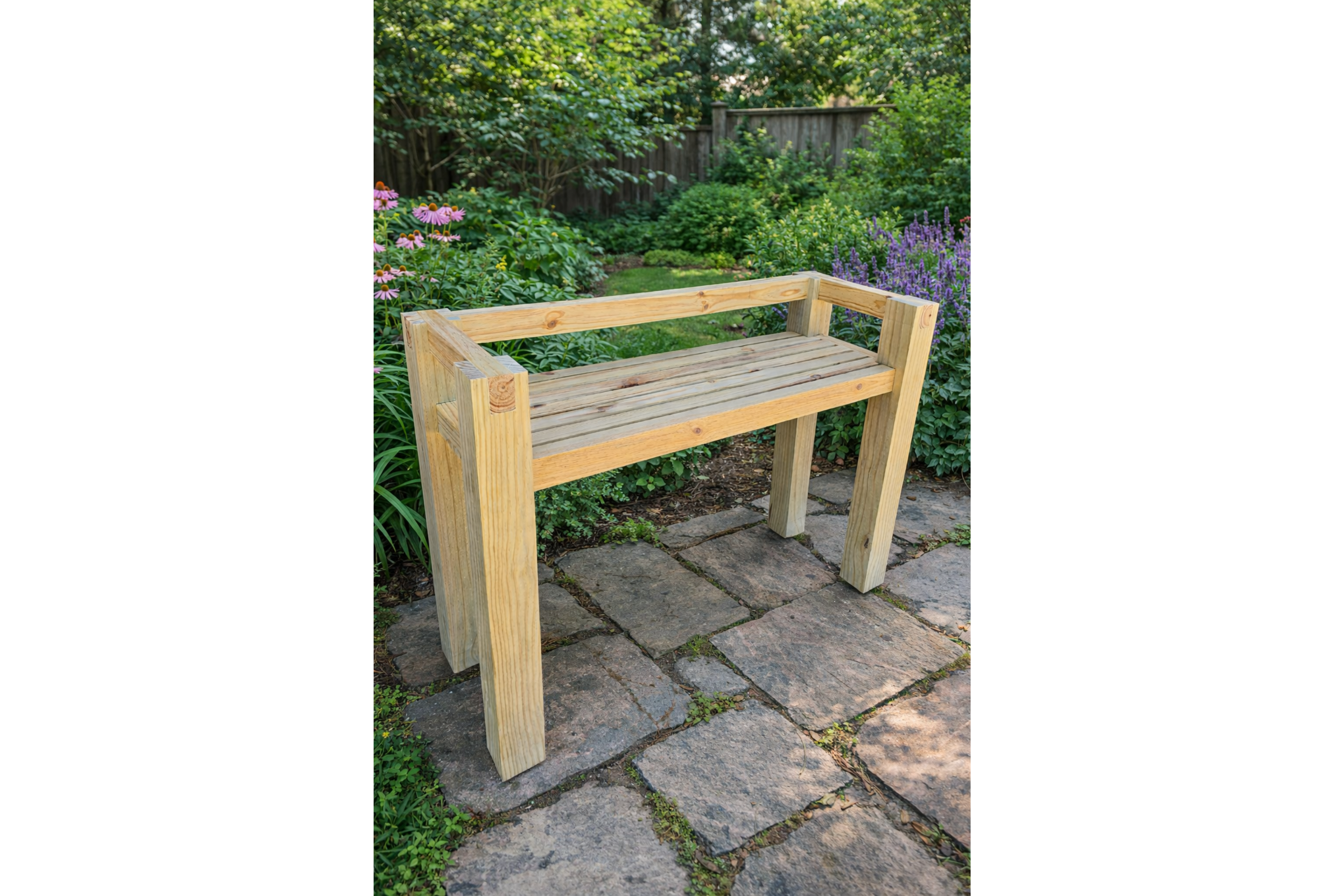 Outdoor Bench / Plant Stand Plans